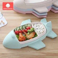Cheap Baby Feeding Plate Bamboo Fiber Cartoon Airplane Baby Dinner Plate Cup Sub-grid Bowl Children's Tableware Set Feeding Dishes Cheap Baby Feeding Plate Bamboo Fiber Cartoon Airplane Baby Dinner Plate Cup Sub-grid Bowl Children's Tableware Set Feeding Dishes