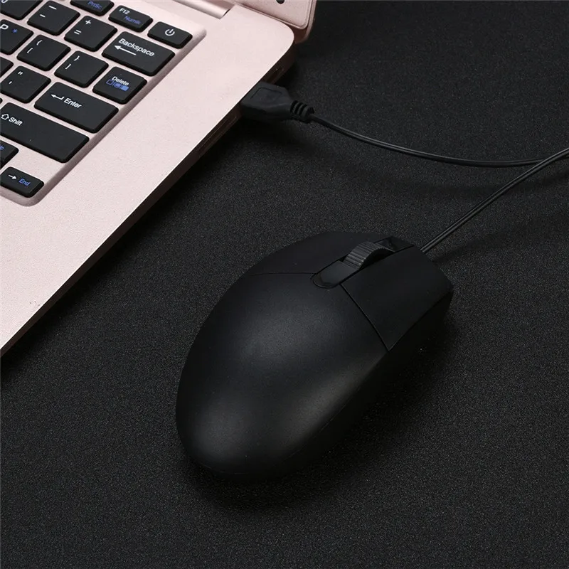 VOBERRY USB Проводная мышь 2400 dpi 6 кнопок геймерская черный белый оптический