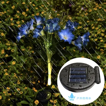 

Solar Light Morning Glory Night Light Street Light LED Lawn Light Colorful Decorative Light Villa Flower Light