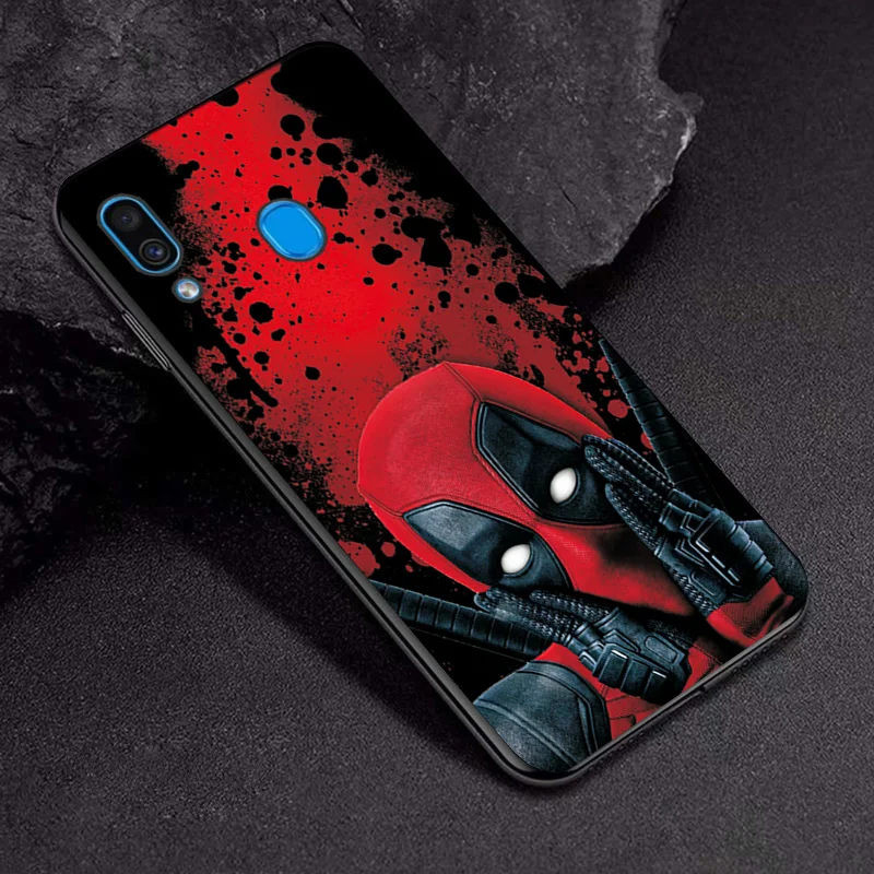TPUBLK643 Крышка для samsung Galaxy A10 A20 A30 чехол Крышка героя Marvel из термопластика черный для samsung A50 A60 A70 A20E A40 A30S A50S A70S чехол для телефона - Цвет: TPUBLK643
