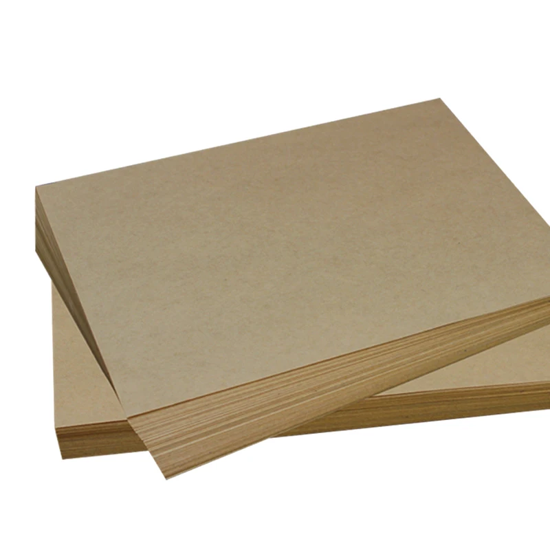 100 Sheets / Pack A4 Kraft Paper Sticker Sticker Adhesive Paper Promotional For Laser Printing Printer Packaging Label