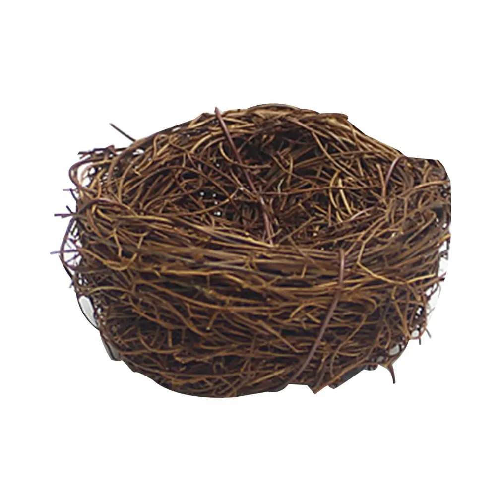 

2019 Rattan Nesting Bird Nest Props Handicrafts Henhouse Home Decoration Decoration Natural Handmade Easter Bird's Nest