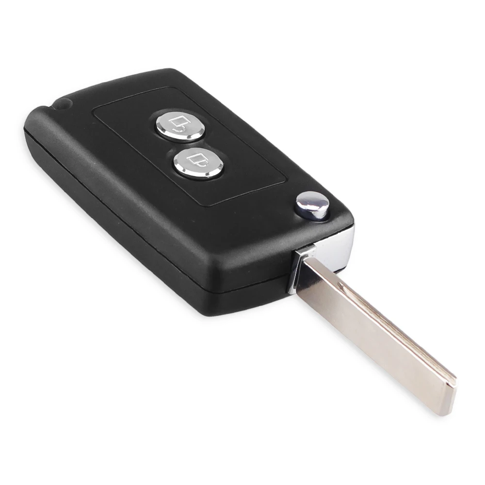 Чехол для ключа KEYYOU Peugeot 107 207 307 407 D05 складной с 2 кнопками модифицированный|Ключ от