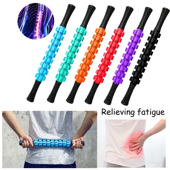 

Hot Sale Muscle Massage Roller Yoga Stick Muscle Body Massage Relax Tool Muscle Roller Sticks with Round Ball