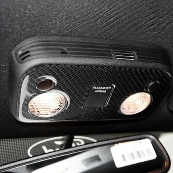 

Car Interior Accessories Real Carbon Fiber for Ford Mustang 2015 2016 2017 2018 2019 Reading Light Control Panel Sticker