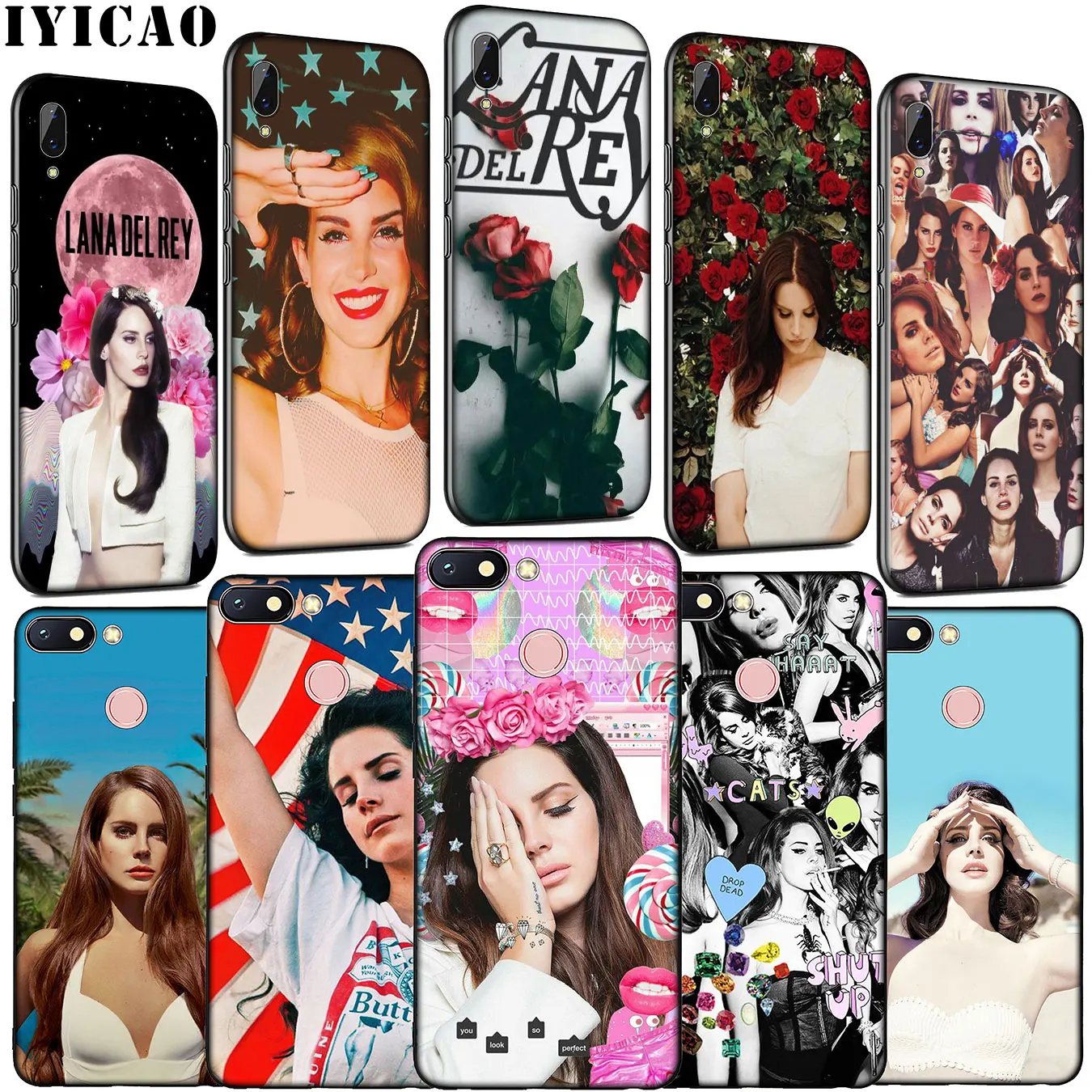 Мягкий силиконовый чехол для телефона Lana Del Rey Xiaomi Redmi Note 8 8T 8A 7 7A 6 6A 5 5A K30 K20 Pro GO S2 |