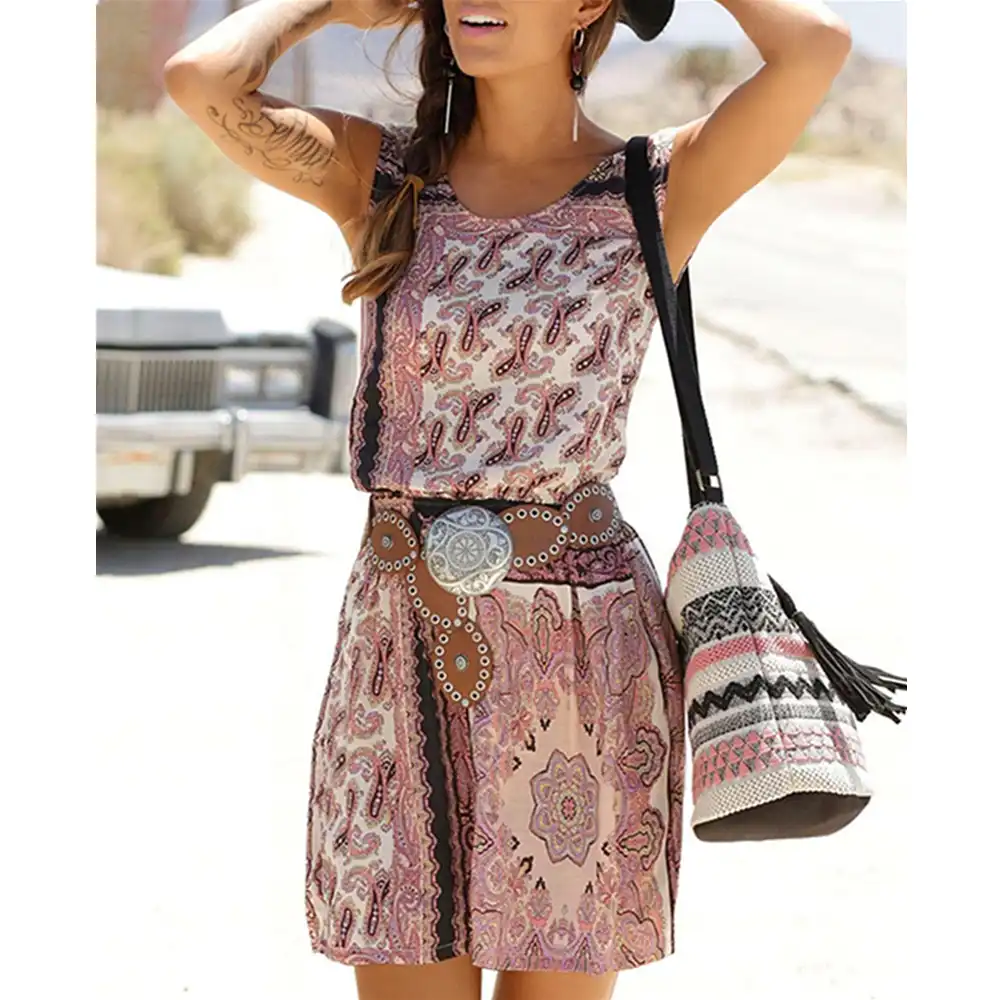 paisley summer dress