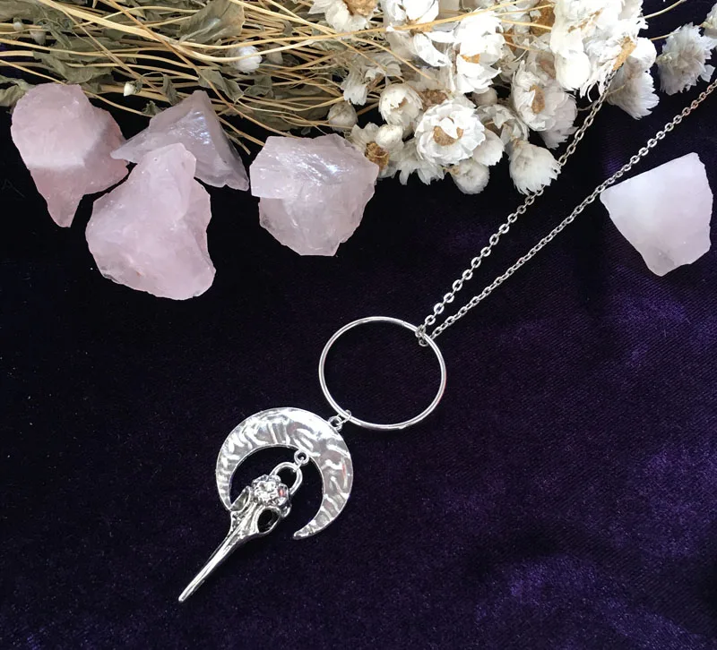 Morrigan ожерелье богини/Морриган/Ворон Королева ожерелье. Pagan Wicca Witch ювелирные