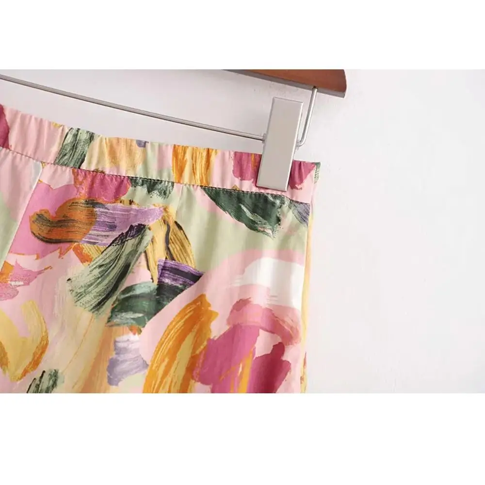 Летние элегантные юбки с оборками Женская юбка с высокой талией kawaii винтажная Цветочная юбка Корейская одежда Уличная Сексуальная Мини рубашка