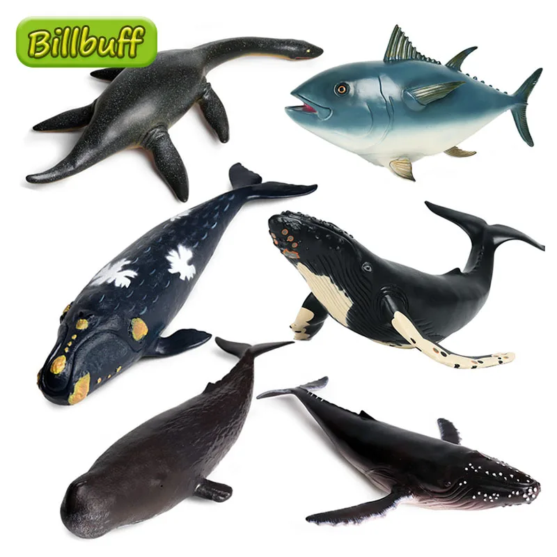 Simulation Ocean Animal Big Size Model Soft Rubber Killer Whale Great