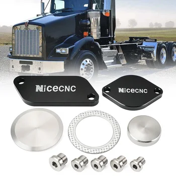 

EGR Delete Block Off Plate Fits ISX 15 CM2250 CM2350 EGR Delete Plug Kit for Volvo VNL84T670 PETERBILT 387 388 389 579 587