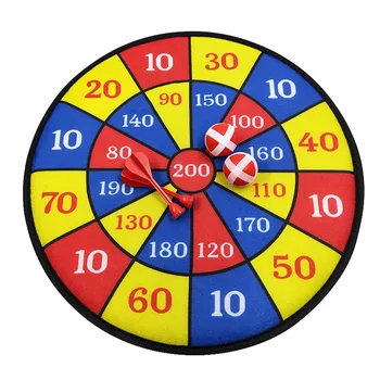 

1 Set Dart Board Cloth Sticky Ball Dart Throwing Tool Game Toy Indoor Outdoor Sports Accessories Dart Board Kids Toys