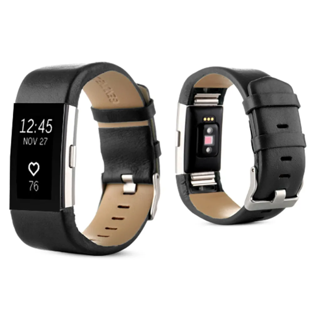 K25 кожаный ремешок для Smart Charge 2 ремешок умный Браслет ремешок для Fitbit Charge2 Замена браслета сердечного ритма