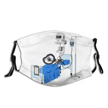 

Downhill Bike MTB Non-Disposable Mouth Face Mask Anti Haze Dustproof Protection Cover Respirator Muffle Mask with Filters