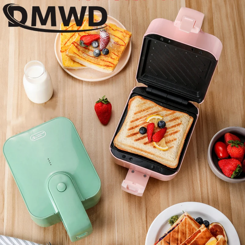 DIY Sandwich Maker Oven Breakfast Machine Hot Plate Light Food Waffle Maker  Multi Function Heating Toast Pressure Grill Toaster|Sandwich Makers| -  AliExpress