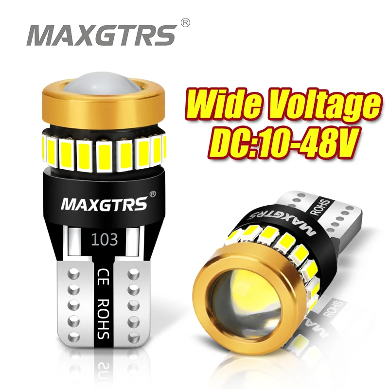 2x 948v W5w T10 Led Canbus Light Bulb Car Interior Reading Parking