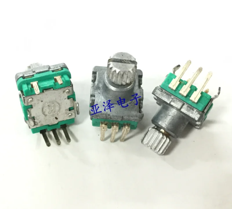 Переключатель кодировщика EC11 2 шт. цифровой потенциометр 20 импульсов 10 мм |