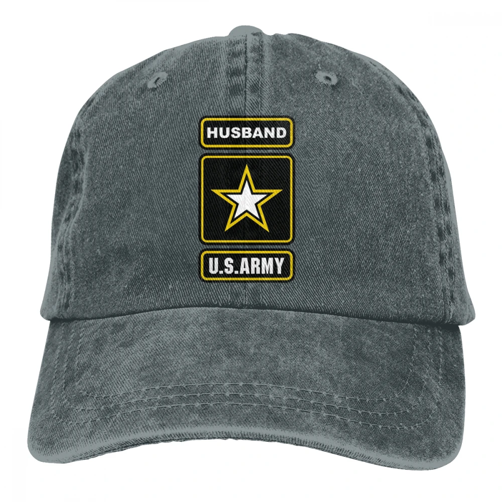 Американский армейский мужской Casquette черный унисекс Мужские Женские джинсовые бейсболка с ремешком кепки Регулируемый Гольф папа шляпа