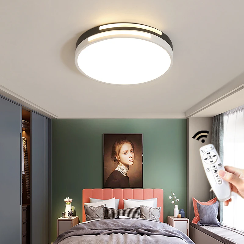 

NEW Modern Round Led Ceiling Light Lamp with Remote Control for Living Room Kids Room Kitchen Bathroom Bedroom Loft Corridor
