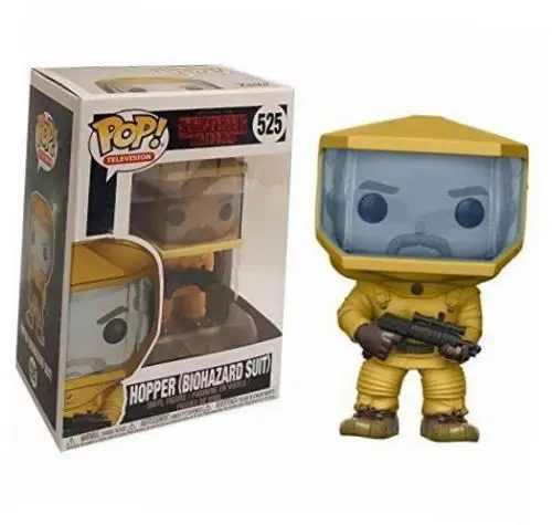 Funko POP Stranger Things Eleven Joyce Byers Jim Hopper The Movie виниловые экшн-игрушки Фигурки Коллекционная модель игрушки для детей - Color: 525 with box