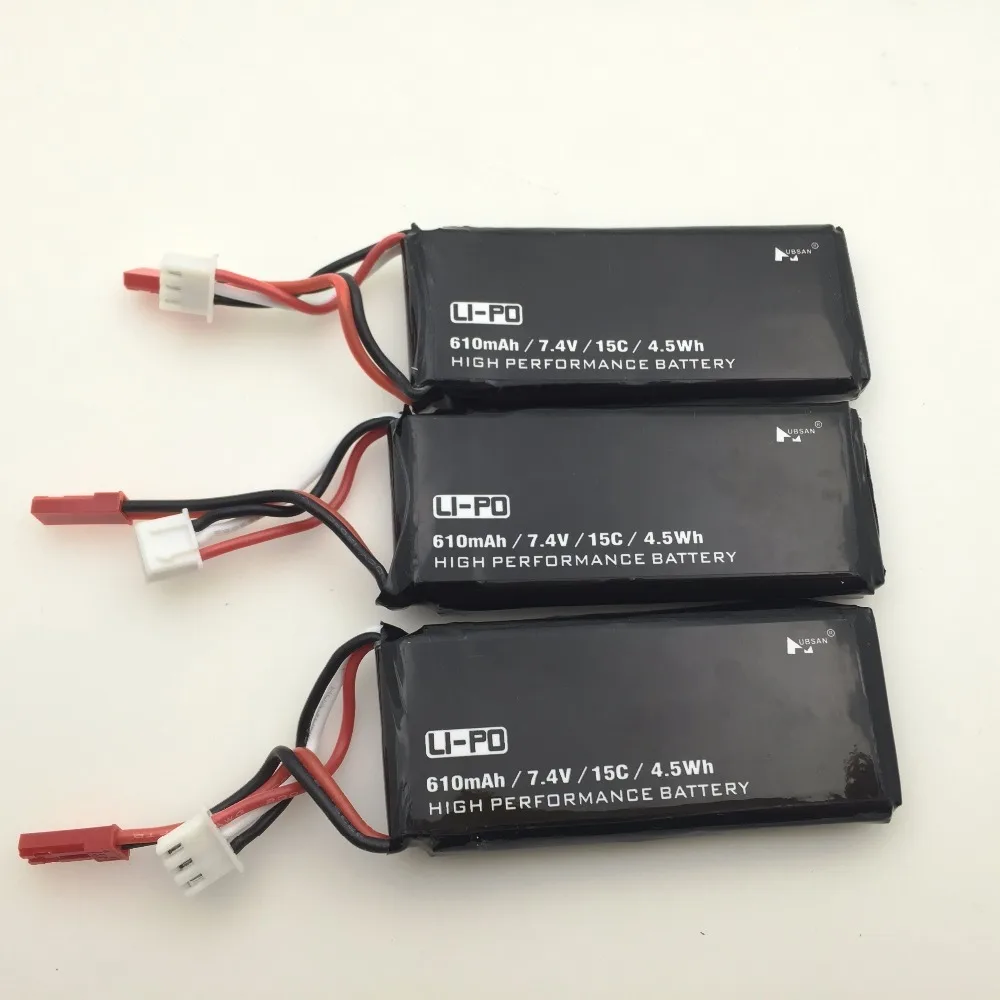 Hubsan X4 H502S H502E Квадрокоптер 7,4 в 610 мАч Li-po батарея и зарядное устройство набор для Hubsan Дрон Запчасти Аксессуары