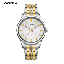 

Mens Watches Sinobi Top Brand Luxury Waterproof Man Casual Clock Male Steel Strap Casual Quartz Watch Men Sports Wrist Watch