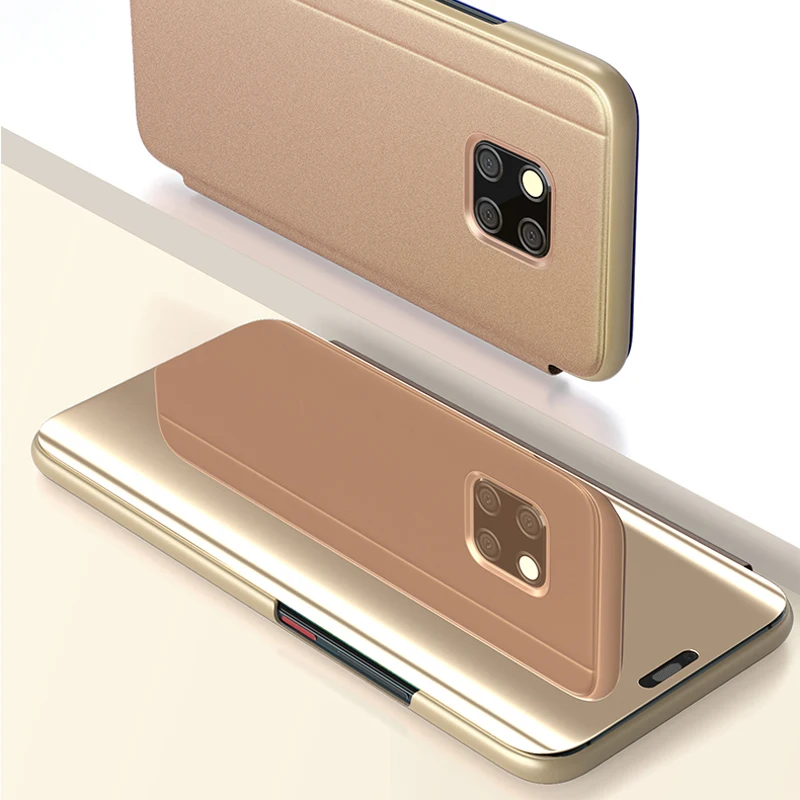 Вид умный зеркальный флип-чехол для huawei Honor 20 9X Pro 20 20i 10i 9i V10 играть 9X 8C 8A 8S вид 20 Примечание 10 Коврики 8 9 P9 плюс Чехол