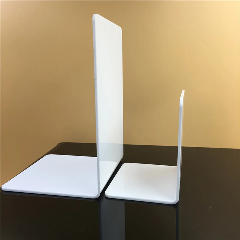 1pc Acrylic Rounded Simple Bookshelf 00x80x100x3mm Book Student Office Reading Frame Home Organizers
