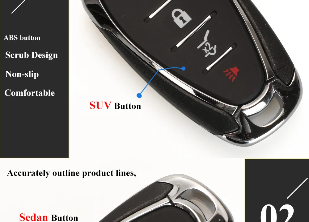 Keyforkess 315/433MHz HYQ4AA HYQ4EA chiave remota per Chevrolet Camaro Volt Blazer traversa Camaro Cruze Malibu Sonic Equinox Spark - Hb6ac3cea19e641a9ae725ce306b1675cp