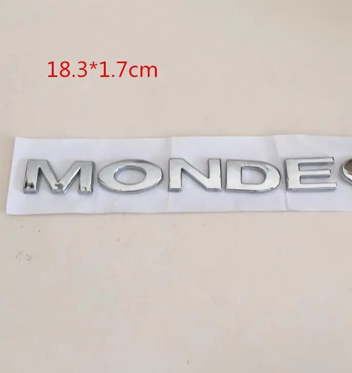 1pcs ABS Fiesta car Letter Rear trunk Decals Emblem badge sticker Decal Car styling auto Accessories