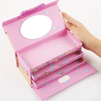 

3 Layer Password Lock Pencil-Box Student Male and Female Multifunctional Stationery Pen Bag Pencil Case