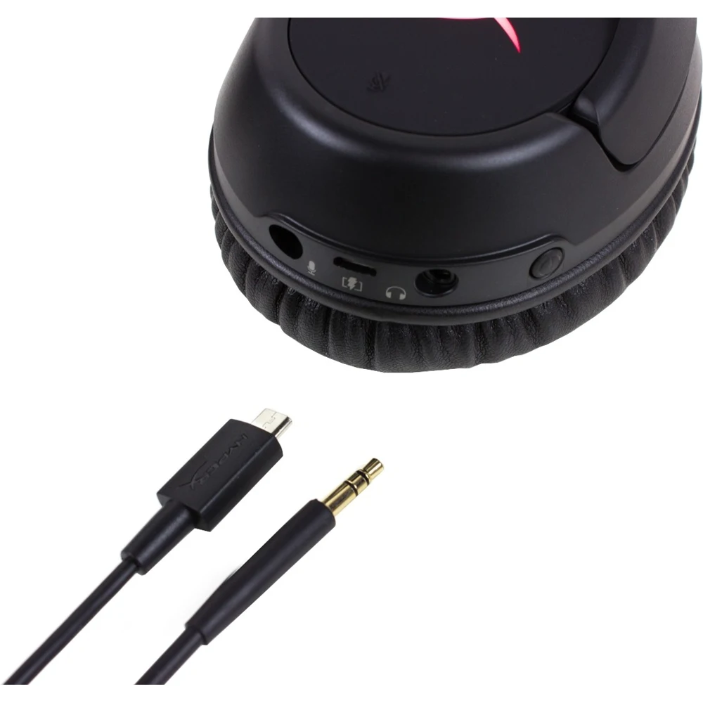 Гарнитура HyperX Cloud Flight беспроводная, стерео, 20-20000 Гц, 32 Ом, 106 дБ, цвет: черный/красный