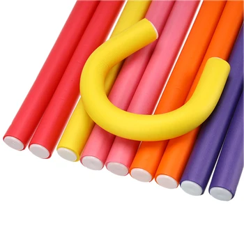

10 Pcs/pack Soft Hair Curler Roller Curl Hair Bendy Rollers DIY Magic Hair Curlers Tool Styling Rollers Sponge Hair Curling