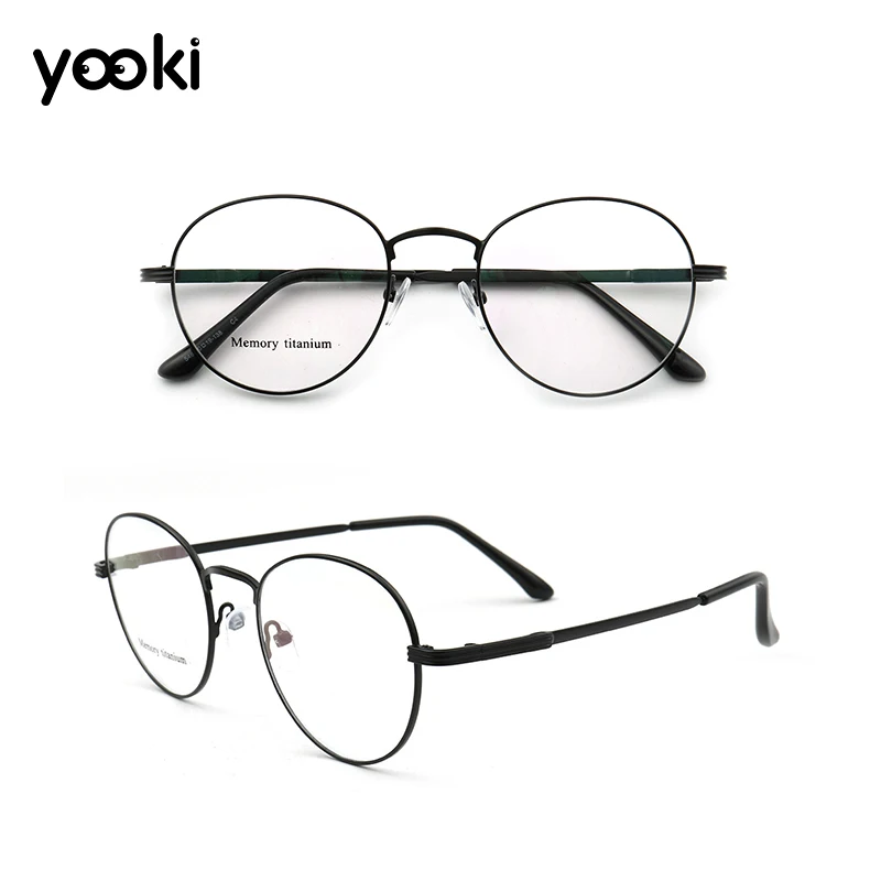 

New Pure Titanium Prescription Glasses Frame 2020 Hot Sell Men Women Oval Eyeglasses Myopia Optical Frames Eyewear EJ012-548