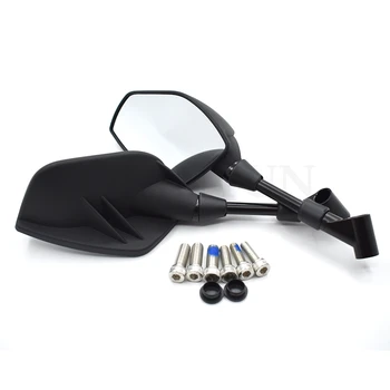 

Universal black 8mm 10mm motorcycle rearview mirror side mirror for Suzuki GSXR600 GSXR750 GSR600 GSR750 SFV650 GLADIUS