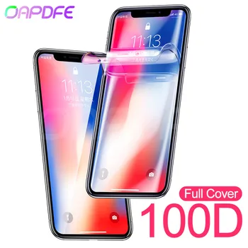 

100D Hydrogel Film For iPhone 7 8 Plus 6 6s Plus Screen Protector For iPhone X XS XR XS Max 11 Pro Max Soft Protective Film