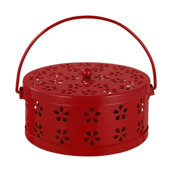 

1 Pc Mosquito Coil Case Retro Fireproof Mosquito Coil Holder Mosquito Coil Box Incense Burner Case for Office