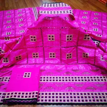 

pink bazin riche getzner 2020 new design bazin riche fabric with stones tissu african bazin lace with embroidery