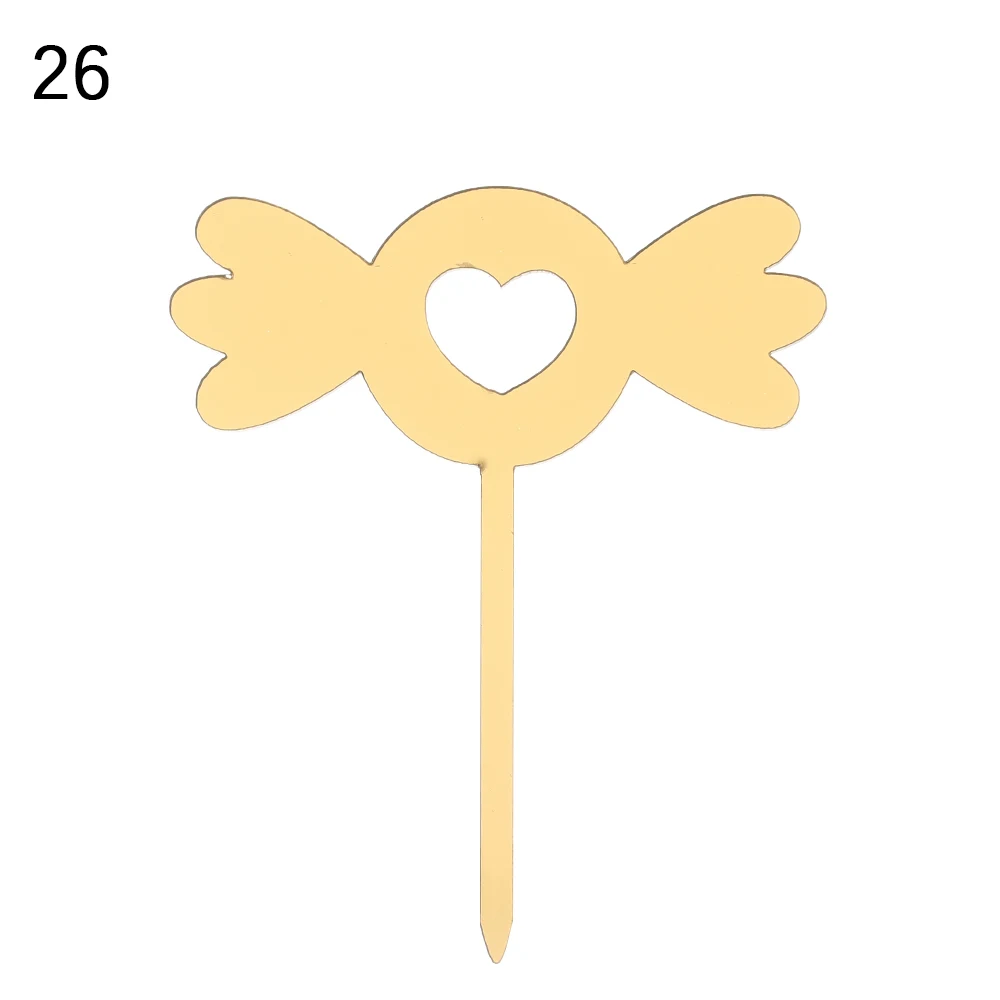 26 1 шт творческие Счастливого Рождества торт флаг фигурки жениха и невесты; акриловый торт с режимом вставки карты вечерние торт украшения Рождественские подключаемого модуля вечерние поставки - Цвет: 26