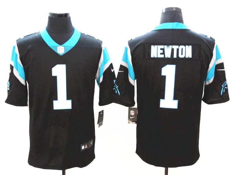 Сшитые мужские рубашки из Джерси Carolina Luke Kuechly Cam Newton Vapor Untouchable Limited - Цвет: AS PICTURE