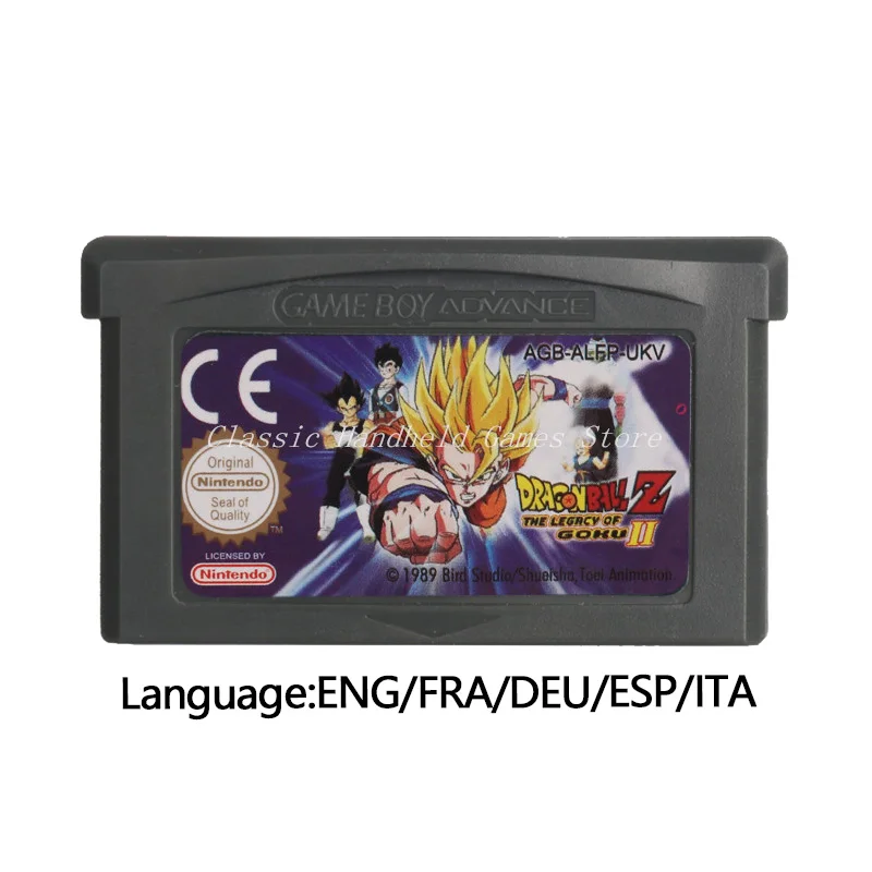 Картридж для видеоигр Drago Ball Z The Legacy of Goku II картридж консоли европейская версия