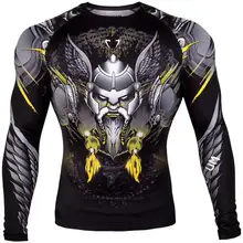 Футболка, спортивная одежда, мужской костюм, MMA, плавки, сублимированный принт, bjj, боксерский Рашгард, jiu jitsu, gi, Рашгард, дышащая, muay