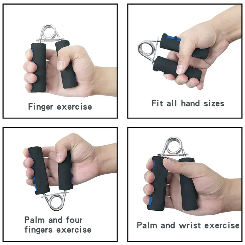 Hand Grip Strengthener Hand Soft Foam Manual Exerciser Rapid Increase of Wrist Forearm and Finger Strength Exercise Equipment fitness hand gripper,hand wrist exerciser