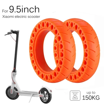 

2PCS Rubber Solid Tires for Xiaomi Mijia M365 9.5 inch Electric Scooter Honeycomb Shock Absorber Damping Tyre