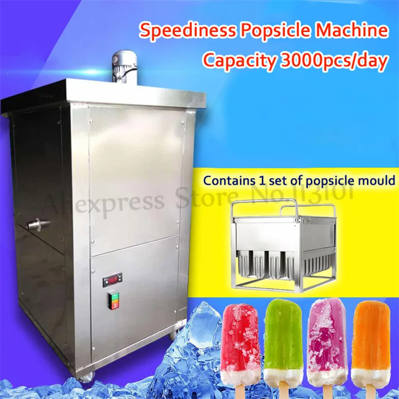 Stainless Steel Ice Pop Maker Popsicle Machine Ice Cream Bar