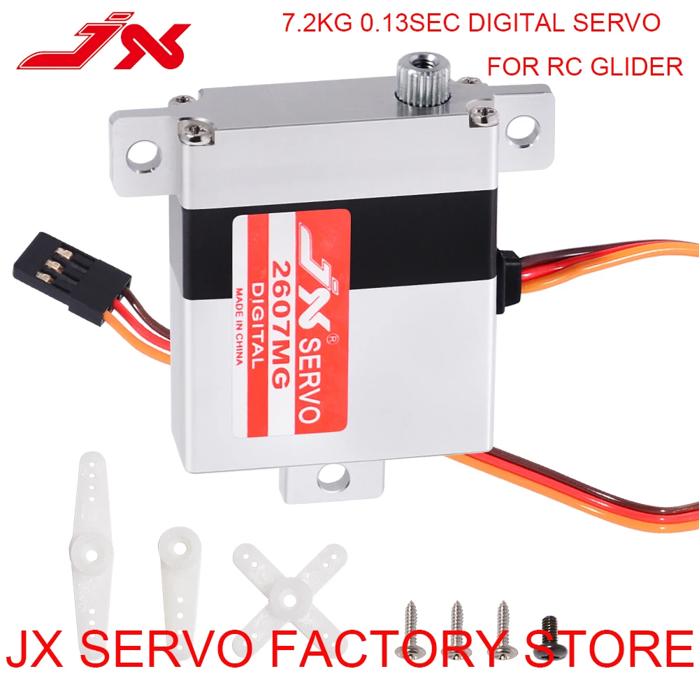 RCGliderServoJXPDI2607MG72kg013SecDigitalFullMental