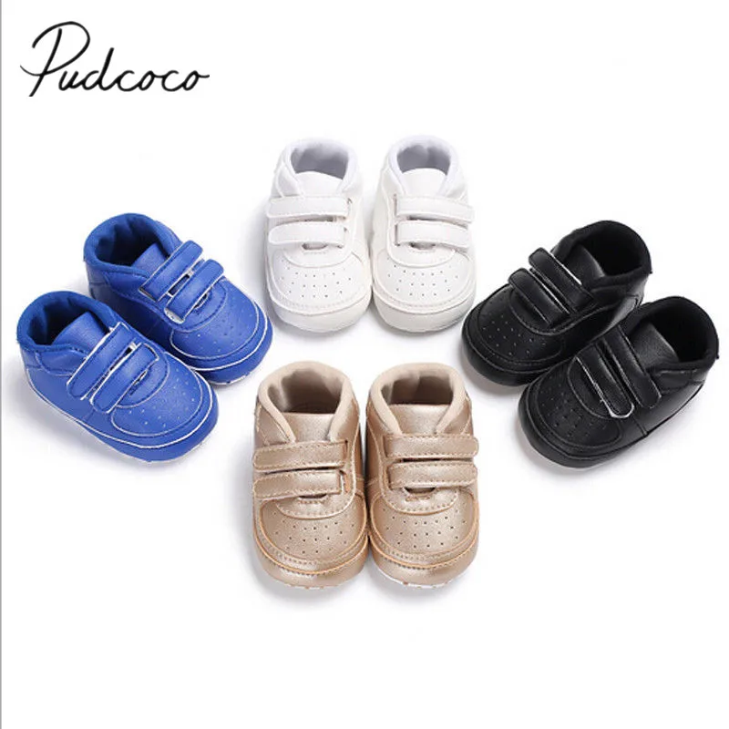 

Toddler Infant Baby Boy Girl Crib Causal Shoes Newborn Soft Sole Prewalkers Anti Slip Sneakers Baby Shoes First Walker 0-18M