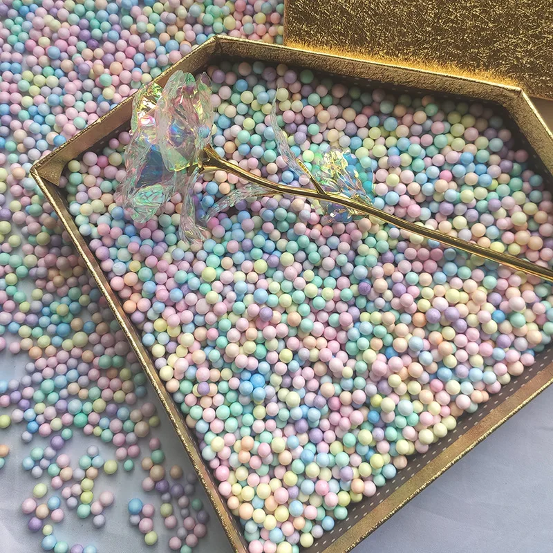 6-8mm Schneekugeln Zubehör Schaumstoff-Additive Slime-Perlen als Füllstoff Charms für Modelliermasse DIY-Bastelarbeiten Polystyrol-Schaum Dekoration – Detail 10