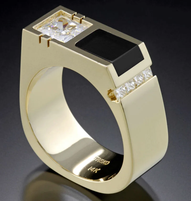 

Real 14K Gold Jewelry with Stamp Ring for Women Natural Anillos Bizuteria Gemstone Anillos Mujer Cushion Zirconia 14K Gold Ring