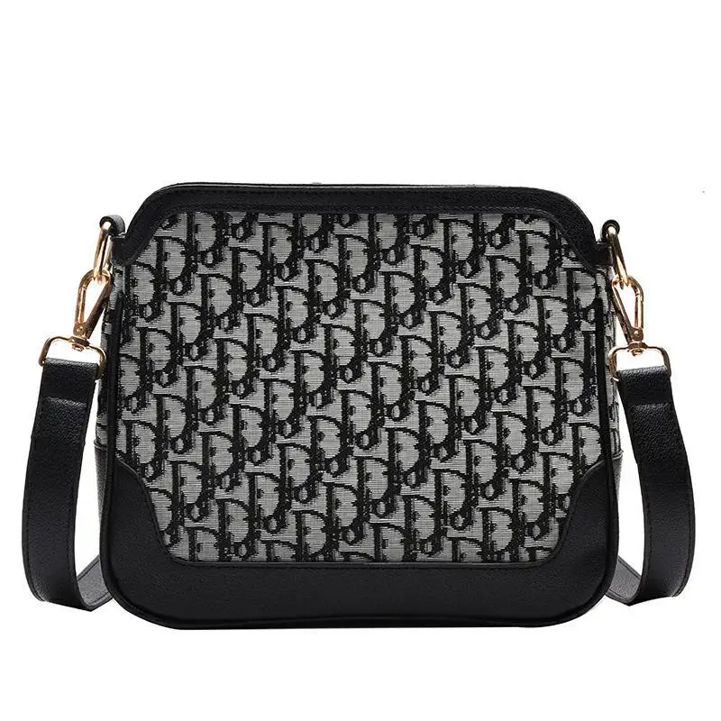 

Skew bag, female, high-capacity, air-permeable, fashionable canvas, single-shoulder bag, texture printing